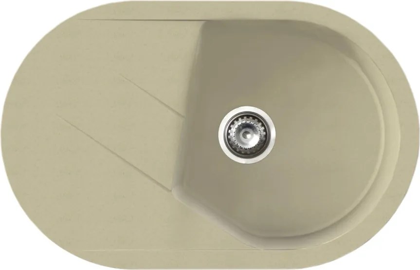 Vesta Plus Metalac 190594 Gránit Mosogatótálca - Extra mély, Csepegtetőtálcás, Pezsgő