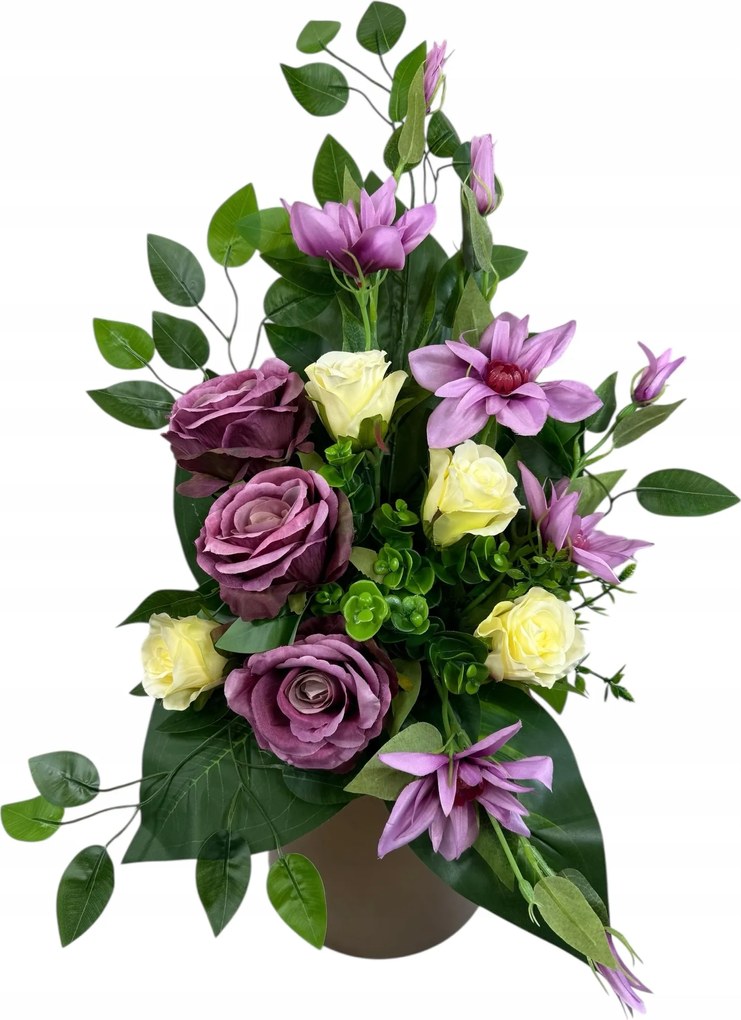 Csokor Nád Kompozíció Sír Temető Művirágok