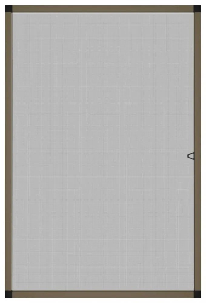 barna ablakszúnyogháló 80 x 120 cm