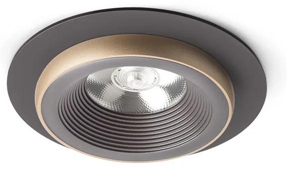 RENDL SHARM R I zápustná hnědá/perleťová zlatá 230V LED 10W 24° 3000K