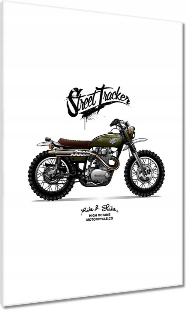 Vászonkép 70x100 Motorkerékpár Antik Vintage