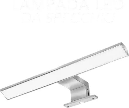 UNIVERSO Falra és bútorra szerelhető tükörvilágítás 6w 490lm CCT.Kap IP44 300x100x45mm Króm