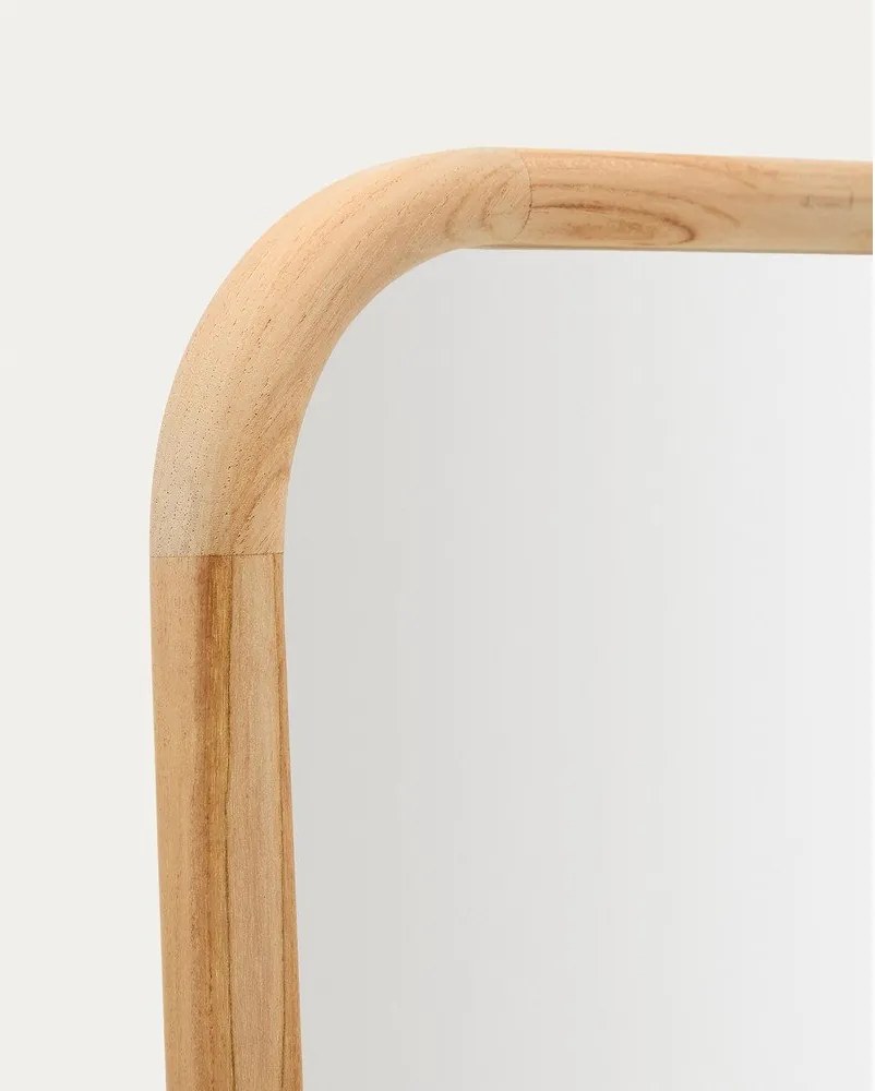 Fali tükör tömörfa kerettel 54x154 cm Milsa – Kave Home