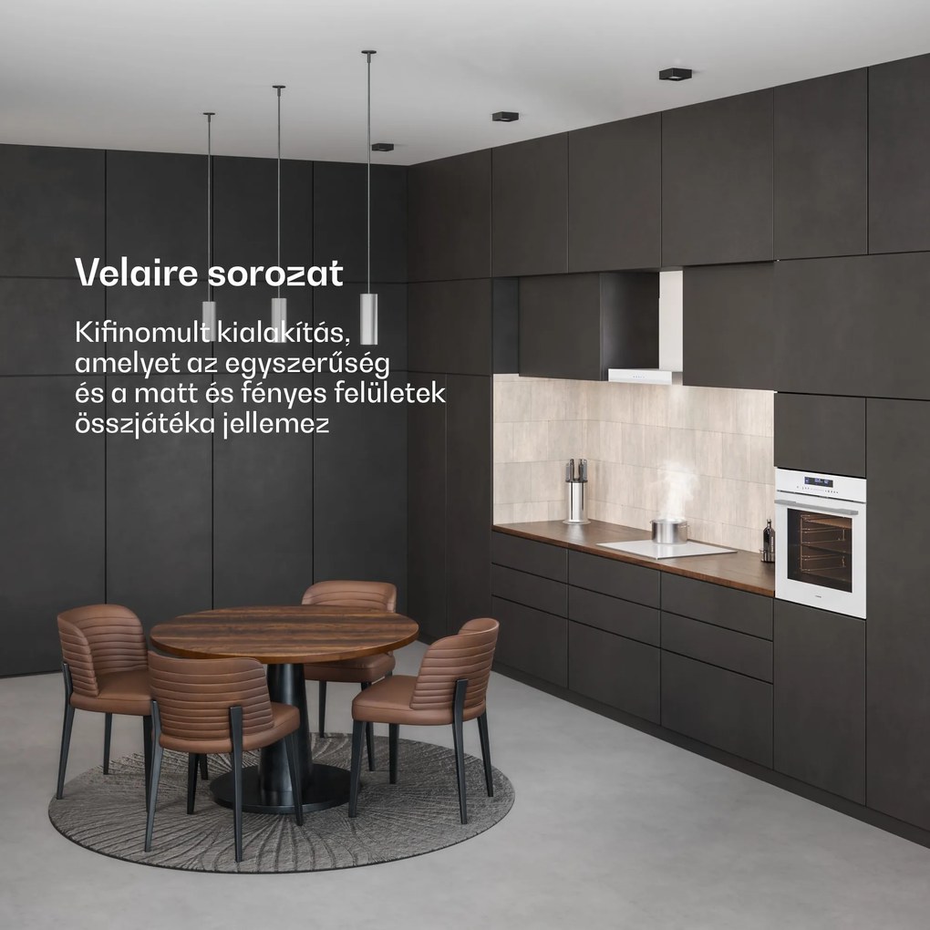 Klarstein Velaire Beépíthető sütő Fehér, 74L, A+, 3160 W, 60 cm