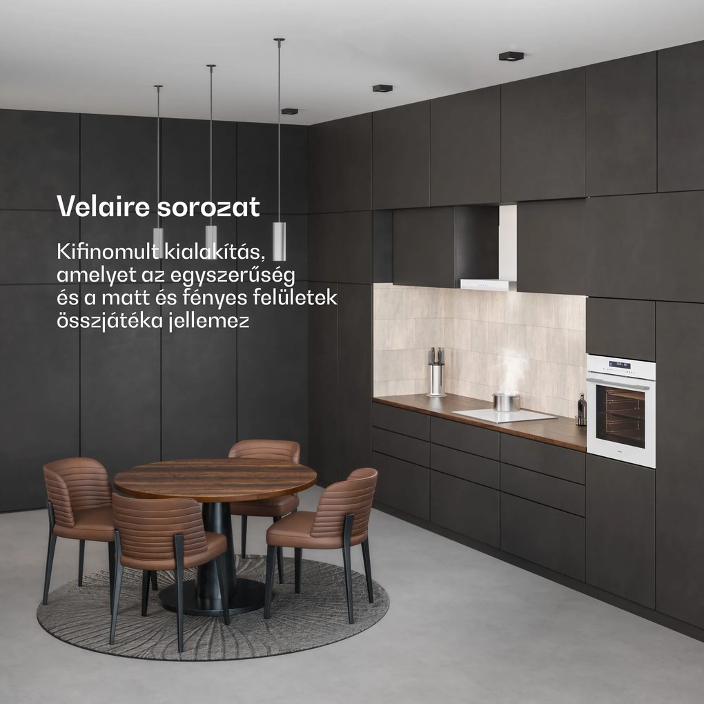 Klarstein Velaire sütő | Elektromos tűzhely | Széles funkciókínálat | Energiahatékonysági osztály A+ | 3160 W | 60 cm