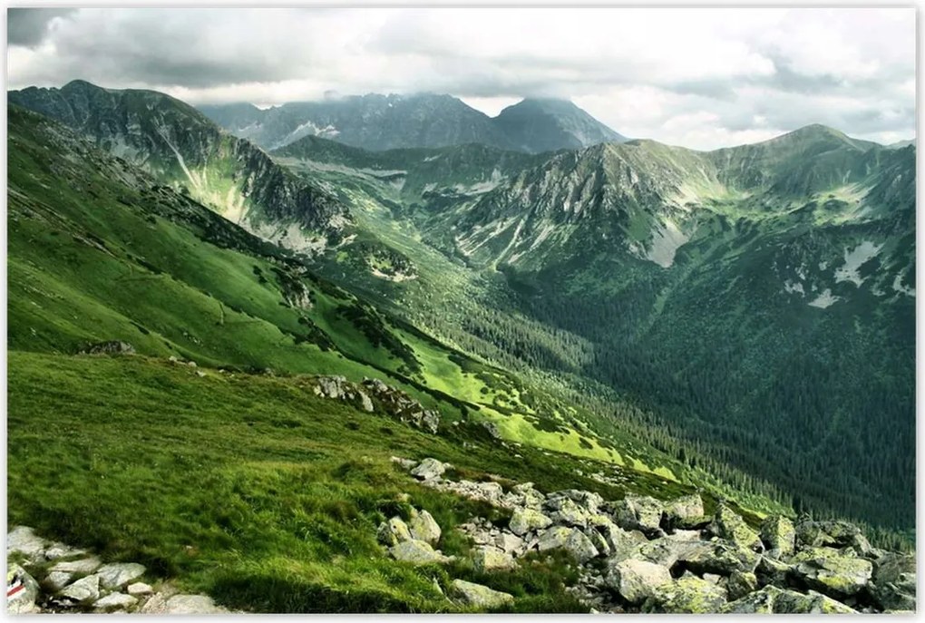 Poszterek 120x80 Tátra Lengyel hegyek Kilátás