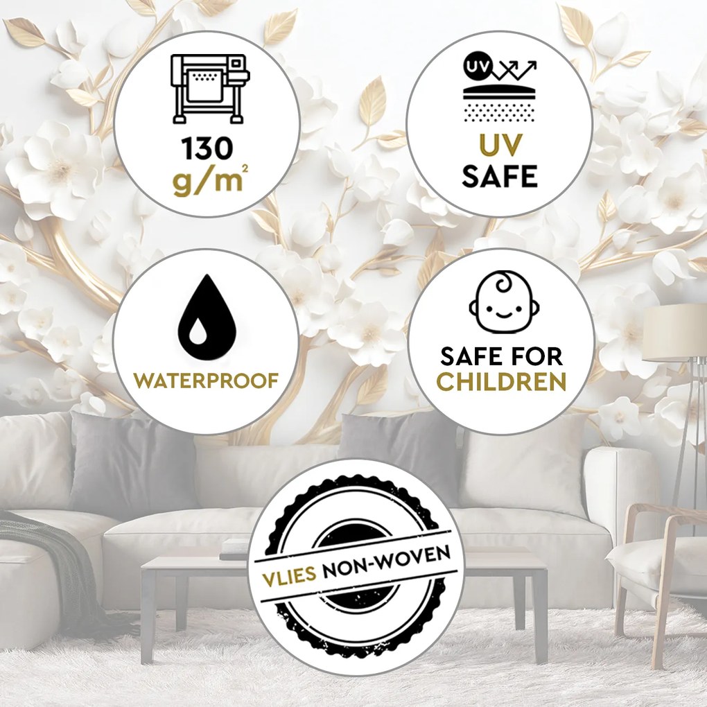 Gario Fotótapéta Arany cseresznye Anyag: Vlies, Méret: 350 x 245 cm