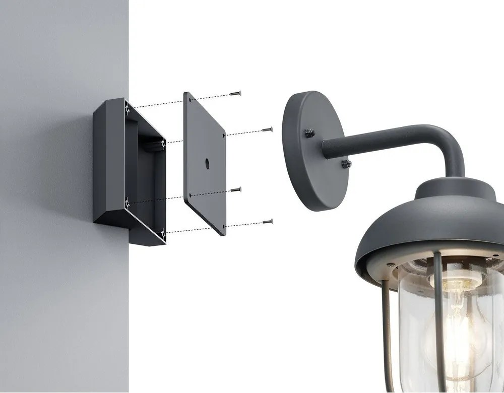 Kültéri lámpa (magasság 1 cm) Eckbefestigung – Trio