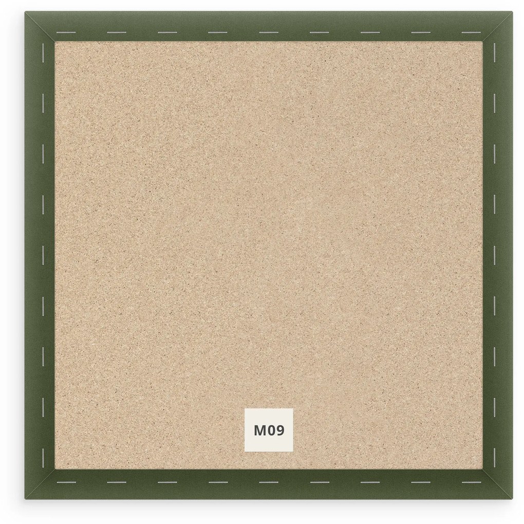 Bársony kárpitozott panel - Négyzet - 50x50cm Szín: Khaki zöld