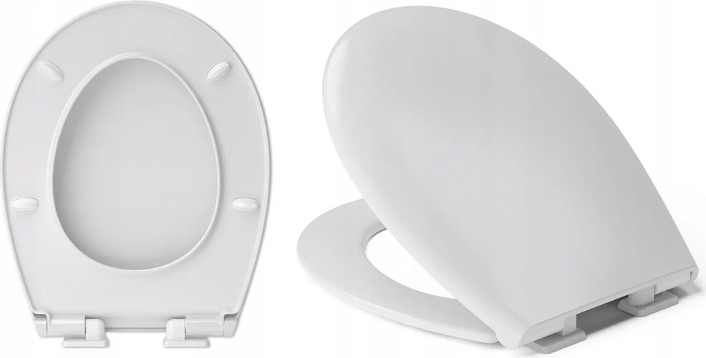 WC-ülőke WC-hez fehér szabadon ereszkedő helyettesítő Cersanit Kerék