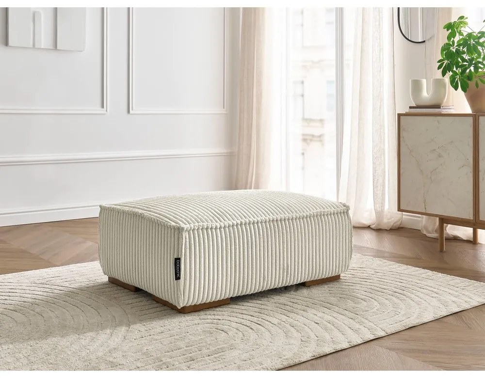 Bézs kordbársony lábtartó Chelsea – Bobochic Paris