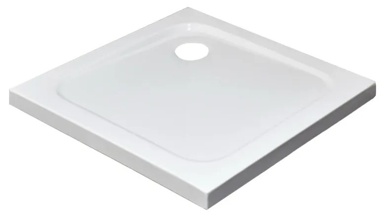 Modena Slim szögletes alacsony akril zuhanytálca 80x80 cm