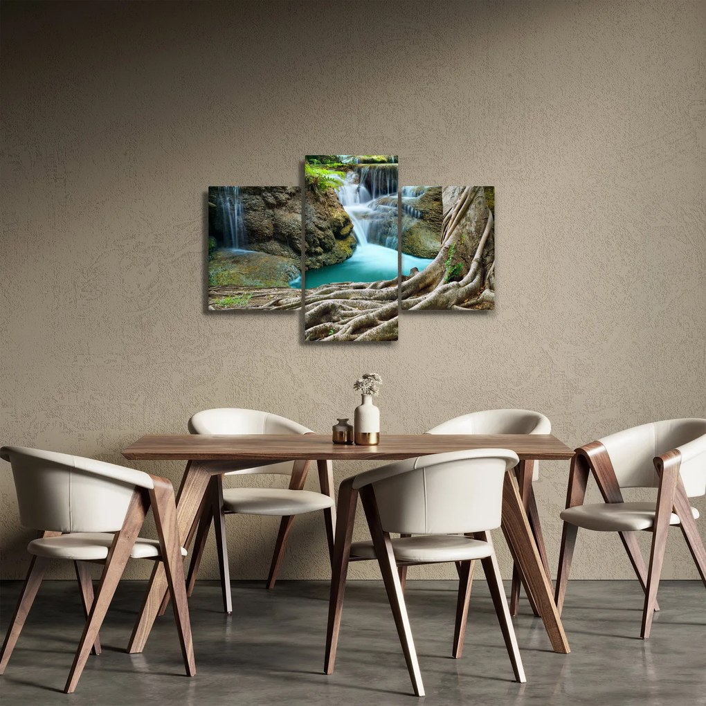 Kép - Folyó vízesésekkel (90x60 cm)