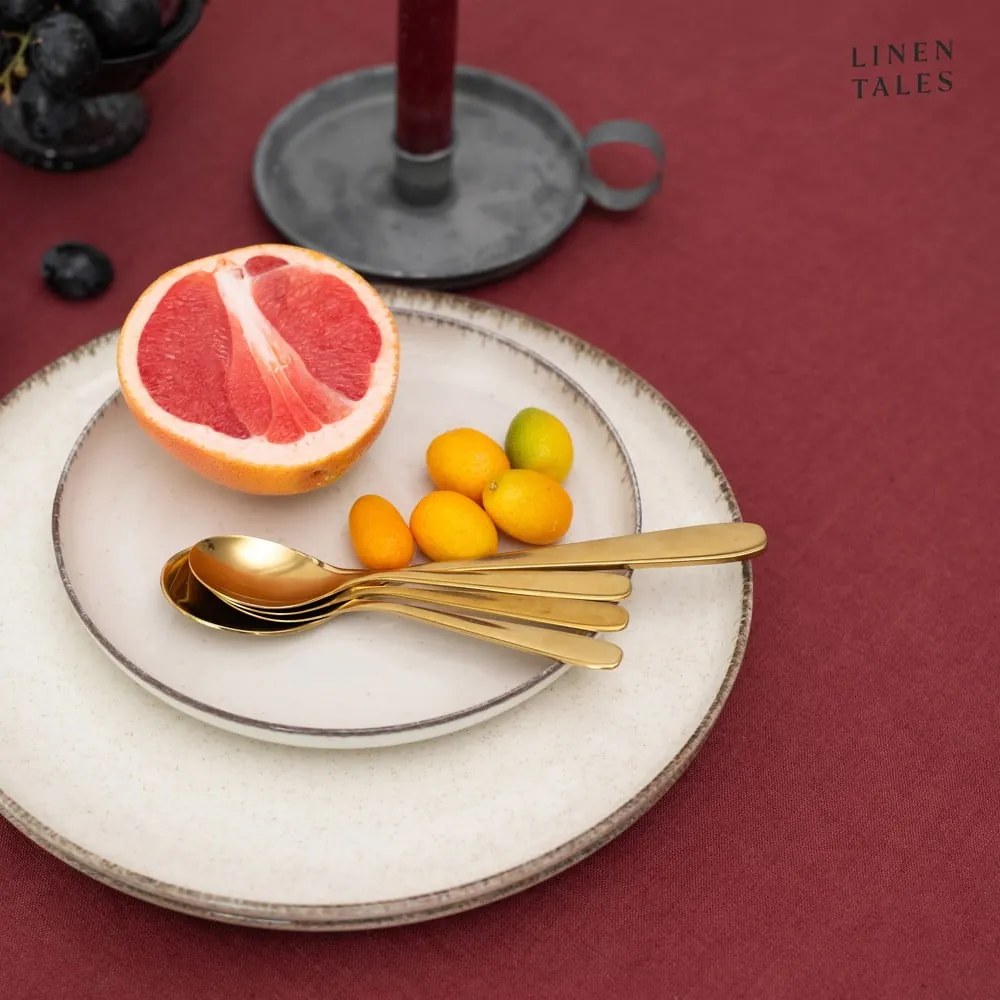 Len asztalterítő 140x250 cm Marsala – Linen Tales