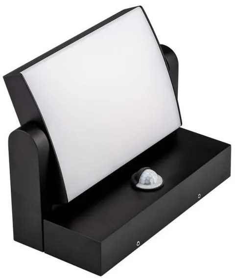 LED kültéri fali lámpa szenzorral LED/17W/230V 4000K IP65 fekete