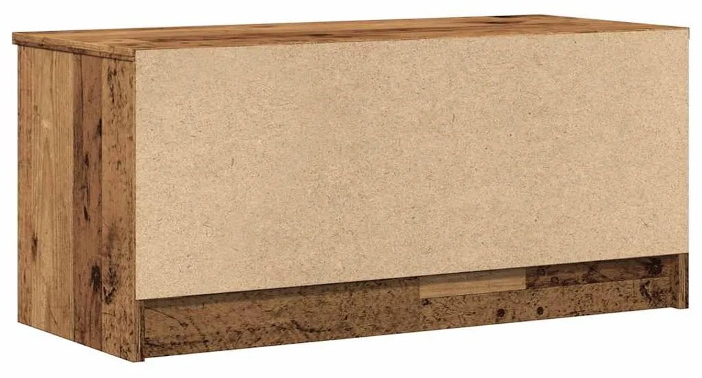TV szekrény 2 db Régi fa 80x35x36,5 cm Műanyag fa