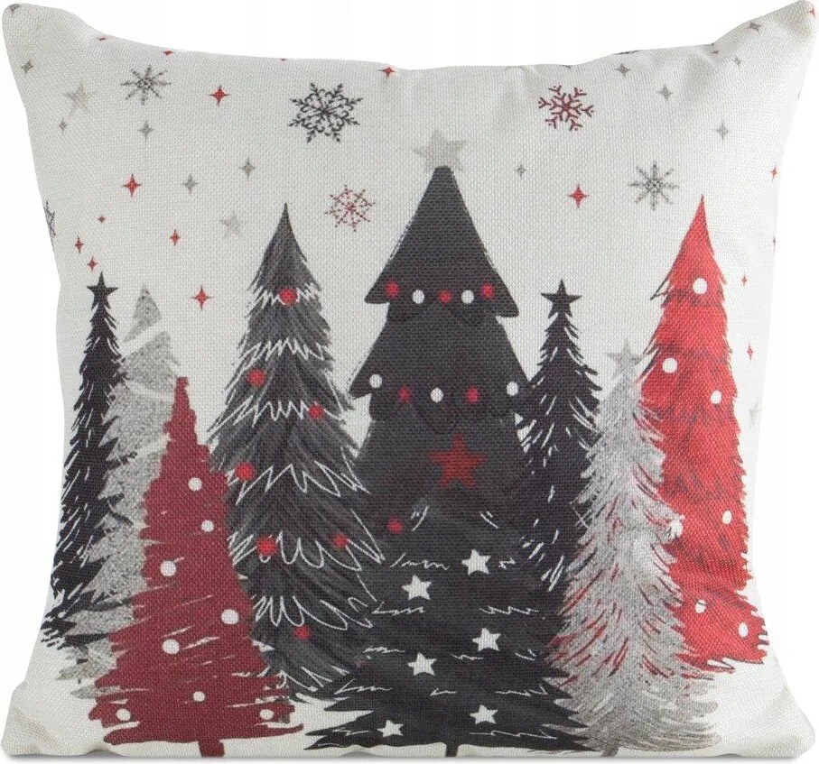 Karácsonyi díszpárnahuzat boglárka 45x45 cm karácsonyfa ajándék