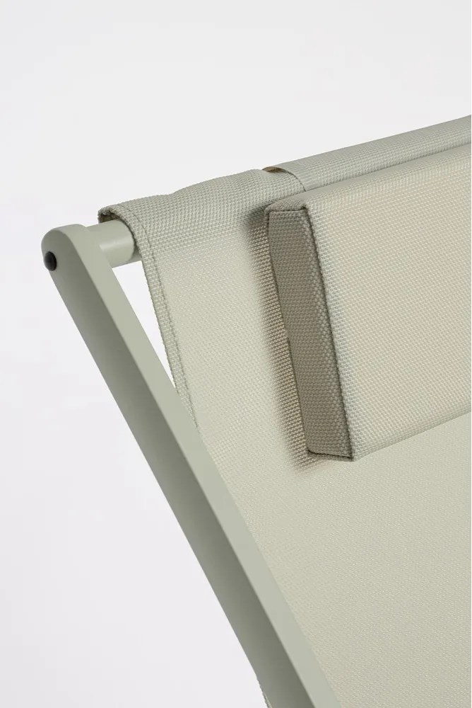 Szürkésbarna fém kerti napozóágy Taylor – Bizzotto