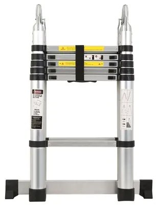 2 x 1,9 m-es teleszkópos létra, L