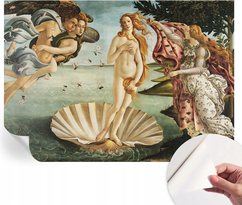 Dekoratív öntapadós fotótapéta Hálószobába Vénusz születése 312x219 cm