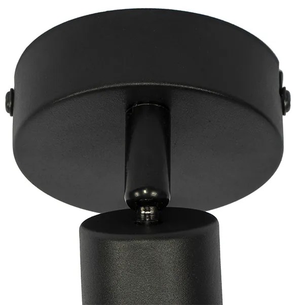Mennyezeti lámpa fekete állítható - Hetta