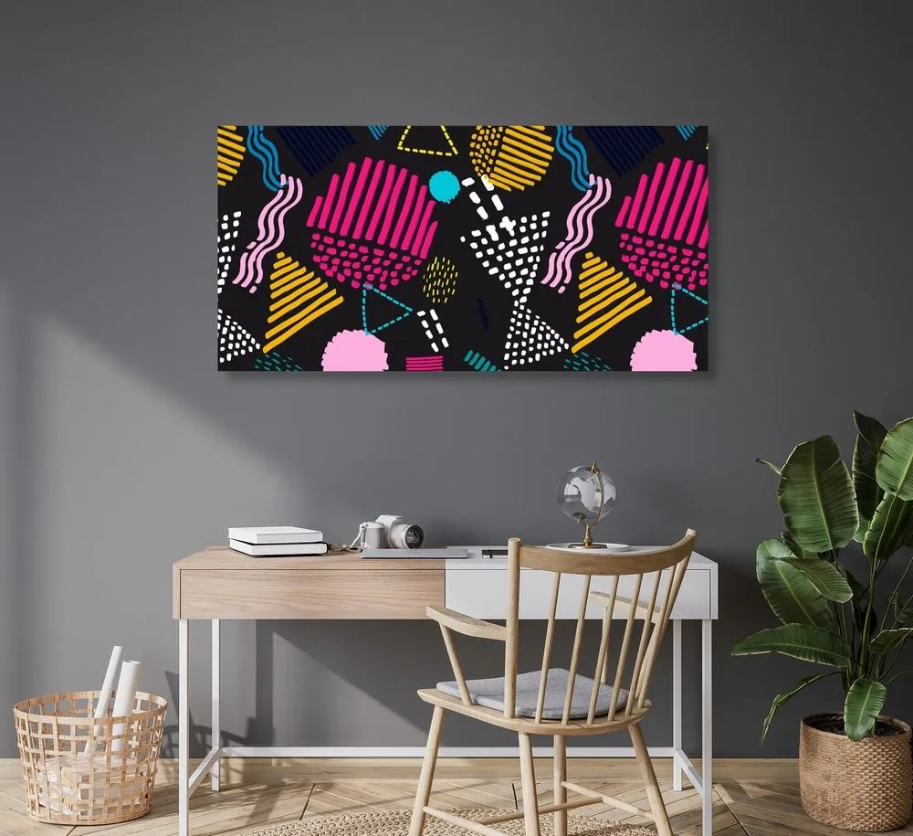 Kép modern Memphis minta