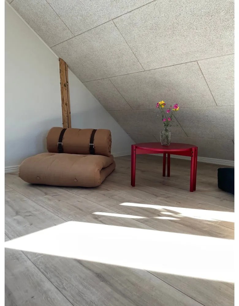 Zöld borovi fenyő kerek dohányzóasztal ø 60 cm Sticks – Karup Design