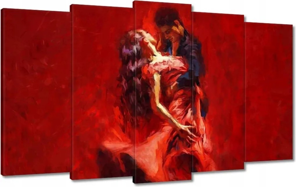 Képek 100x60 Forró tánc Nő