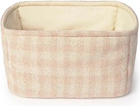 Világos rózsaszín textil játéktároló kosár 30x20x20 cm Swan Rose – Lorena Canals