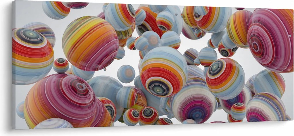 Festett gömbök képe (120x50 cm)