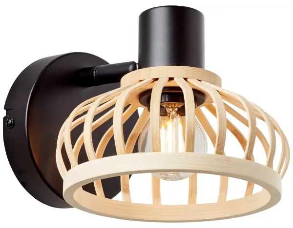 Brilliant - Fali lámpa NORAH 1xE14/28W/230V bambusz