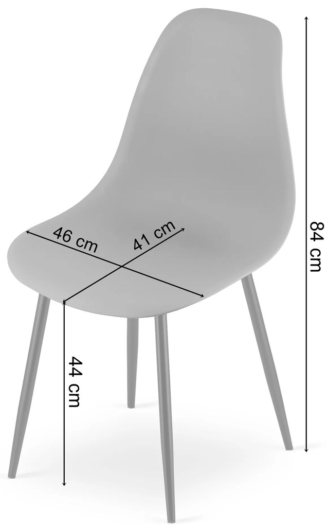 AKCIÓ Kék OSAKA szék fekete lábakkal II. osztály