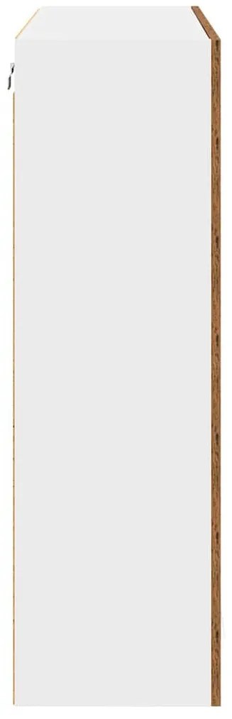 Függő szekrény polcokkal Riga Öreg fa 80 x 31 x 100 cm Faanyag