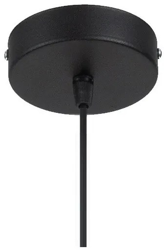 Csillár zsinóron WILL 1xE27/60W/230V fekete