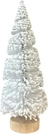 Mesterséges karácsonyfa Fehér Hópelyhes Karácsony 20cm A