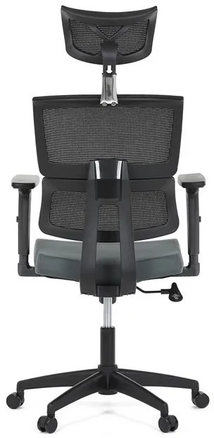 Szürke hálós irodai szék hintamechanikával. KA-B1025 GREY