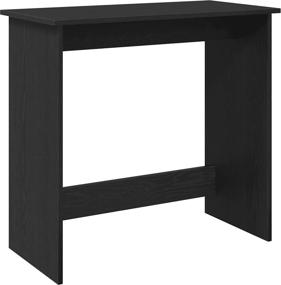 vidaXL fekete forgácslap íróasztal 80 x 40 x 75 cm