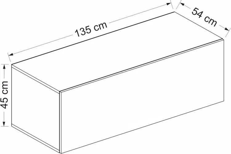 Kale konyhaszekrény, 135 cm – TR506MNR4528