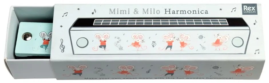 Játékhangszer Harmonica Mimi and Milo – Rex London