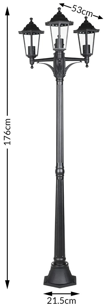 monzana® Willow kültéri lámpa - antracit