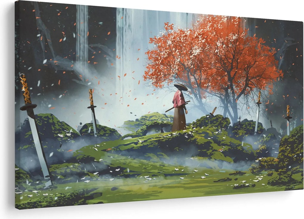 Kép - A kardok kertjének illusztrációja (90x60 cm)