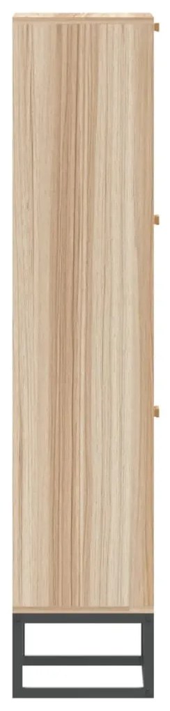 szerelt fa cipőszekrény 52 x 25 x 120 cm