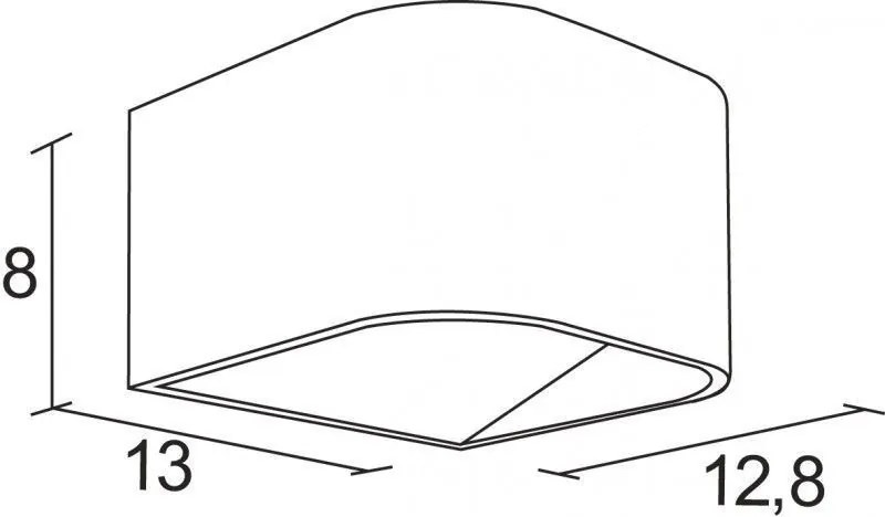NOVOLUX 461A-L0206A-04 ZENDA Modern Kültéri Fali Lámpa Antracit LED IP55