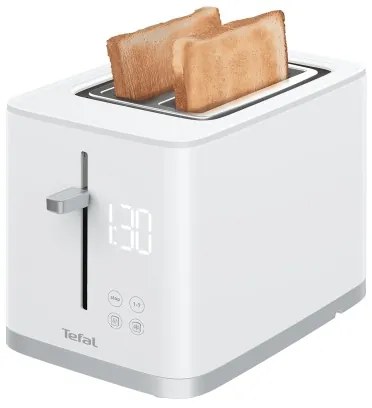 Tefal - Kenyérpirító két lyukkal SENSE 850W/230V fehér
