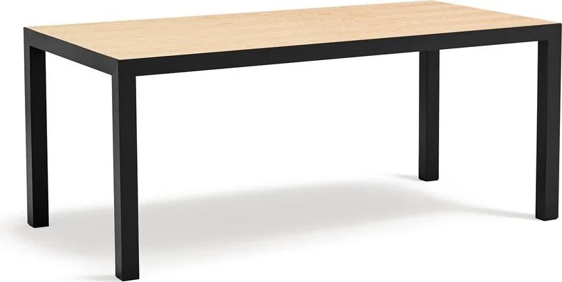 Étkezőasztal tölgyfa asztallappal 75x180 cm Alma – Teulat