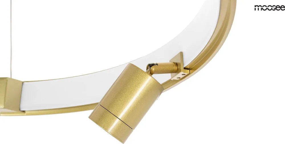 King Home MOOSEE CIRCLE SPOT GOLD MSE010100159 Függőlámpa 1x3W/LED 3000K 3800LM IP20