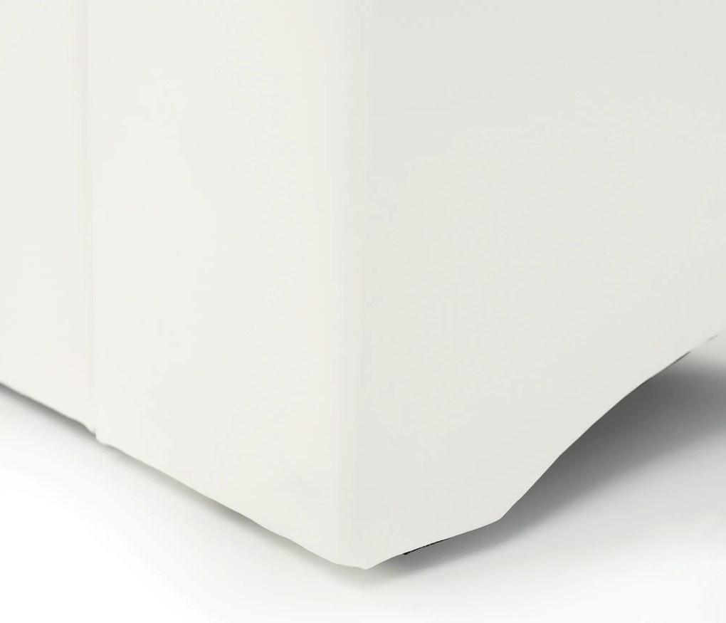 Kissarok, textilbőr fehér/szövet szürke, jobbos, SANTIAGO