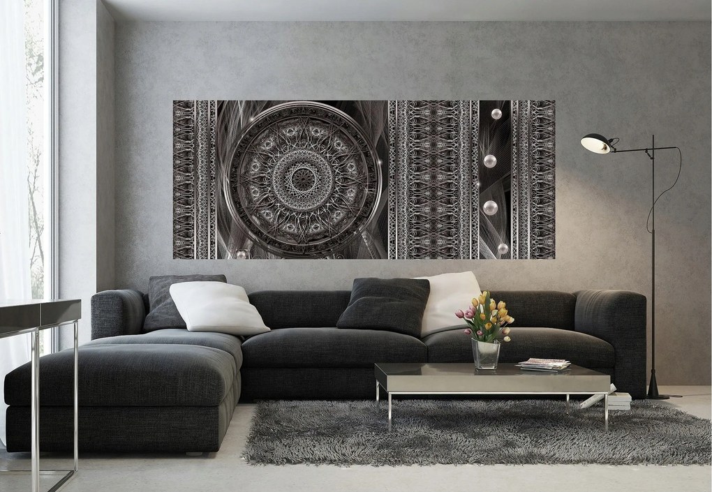 Fotótapéta Mandala dísz Absztrakt vonalak Minimalizmus 250x104 +ragasztó