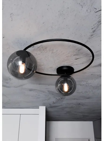 Mennyezeti lámpa SOPRA 2xE14/10W/230V fekete