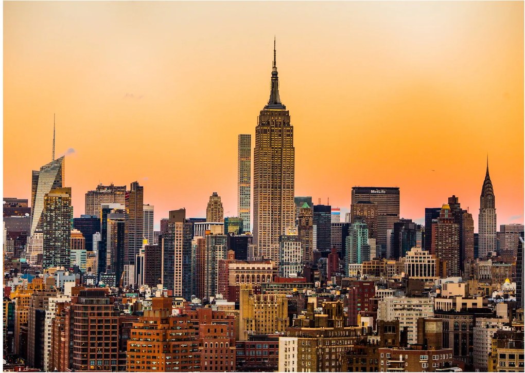 New York képe (üvegen) (70x50 cm)